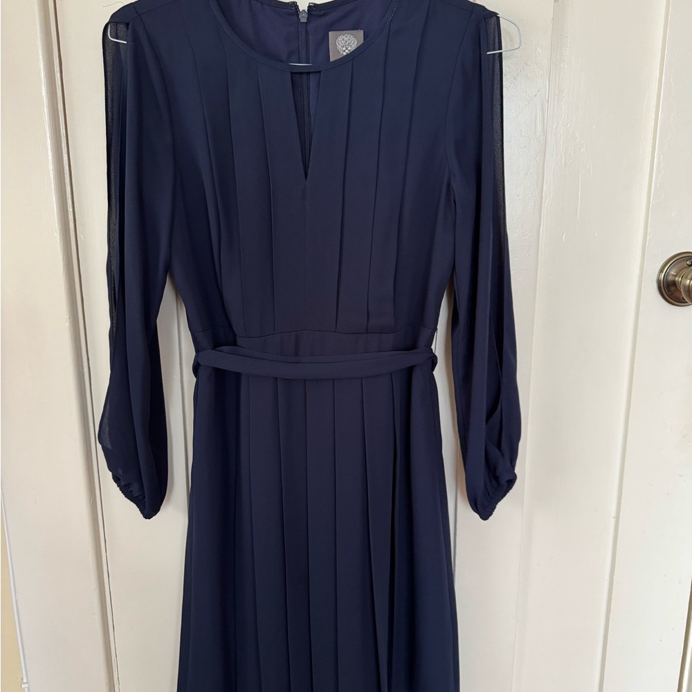 Elegant Navy Blue Dress